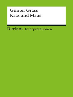 cover image of Interpretation. Günter Grass